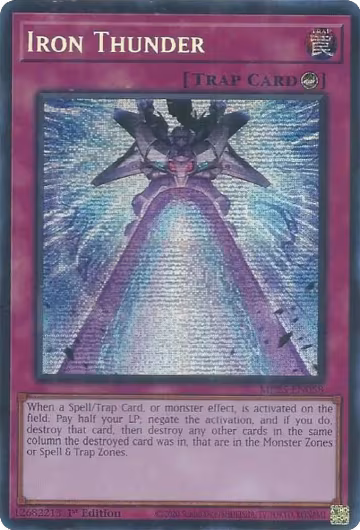 Iron Thunder (MP25-EN058), 2025 Mega-Pack — Yu-Gi-Oh! card price
