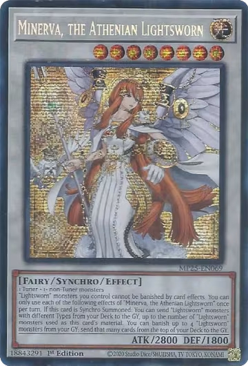 Minerva, the Athenian Lightsworn (MP25-EN069), 2025 Mega-Pack — Yu-Gi-Oh! card price