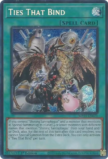 Ties That Bind (MP25-EN071), 2025 Mega-Pack — Yu-Gi-Oh! card price