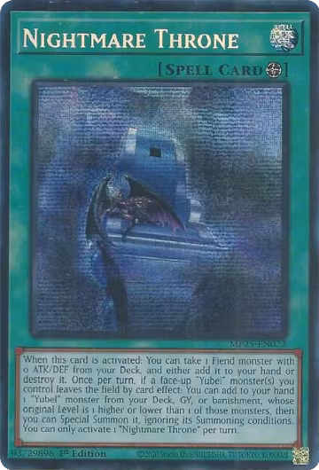 Nightmare Throne (MP25-EN072), 2025 Mega-Pack — Yu-Gi-Oh! card price