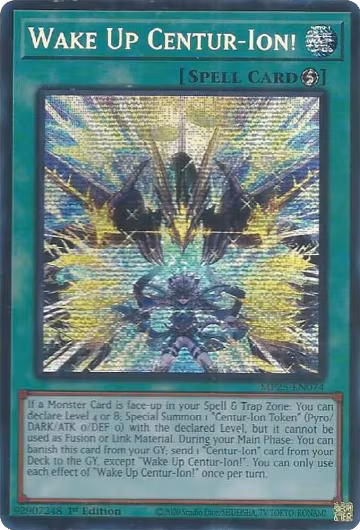 Wake Up Centur-Ion! (MP25-EN074), 2025 Mega-Pack — Yu-Gi-Oh! card price