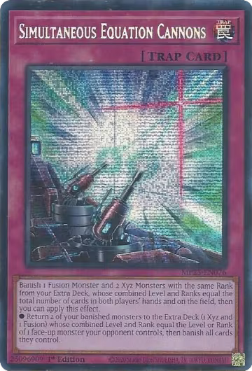 Simultaneous Equation Cannons (MP25-EN076), 2025 Mega-Pack — Yu-Gi-Oh! card price