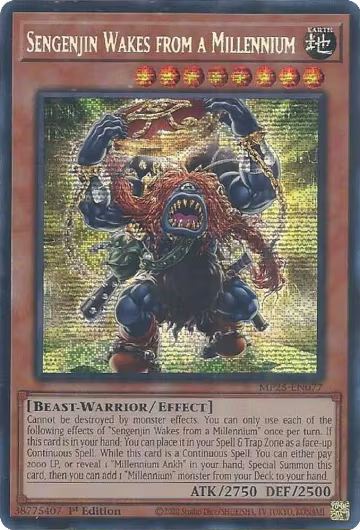 Sengenjin Wakes from a Millennium (MP25-EN077), 2025 Mega-Pack — Yu-Gi-Oh! card price