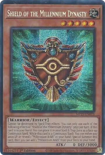 Shield of the Millennium Dynasty (MP25-EN078), 2025 Mega-Pack — Yu-Gi-Oh! card price