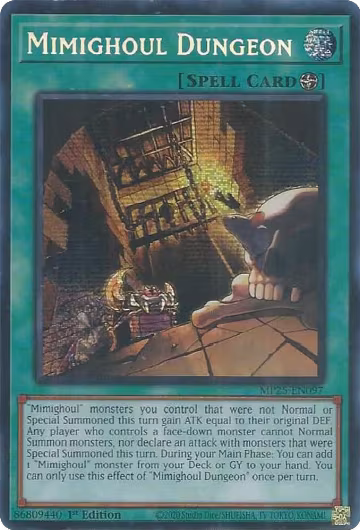 Mimighoul Dungeon (MP25-EN097), 2025 Mega-Pack — Yu-Gi-Oh! card price