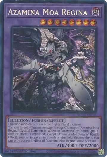 Azamina Moa Regina (MP25-EN105), 2025 Mega-Pack — Yu-Gi-Oh! card price