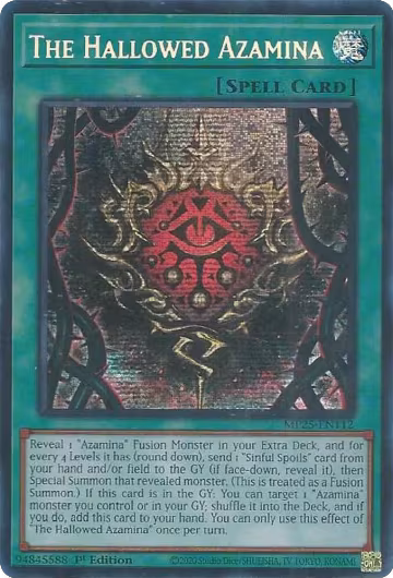 The Hallowed Azamina (MP25-EN112), 2025 Mega-Pack — Yu-Gi-Oh! card price