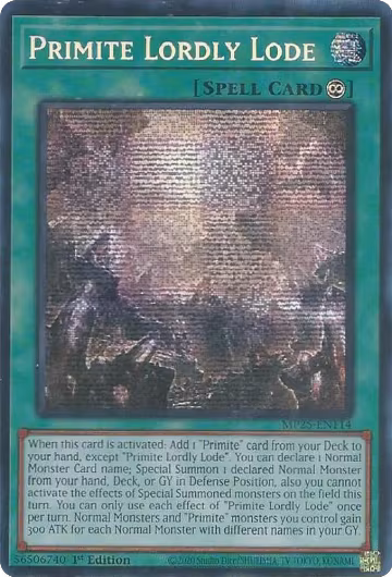 Primite Lordly Lode (MP25-EN114), 2025 Mega-Pack — Yu-Gi-Oh! card price