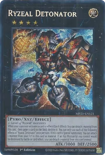 Ryzeal Detonator (MP25-EN121), 2025 Mega-Pack — Yu-Gi-Oh! card price