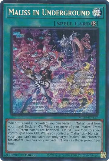 Maliss in Underground (MP25-EN127), 2025 Mega-Pack — Yu-Gi-Oh! card price