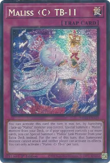 Maliss C TB-11 (MP25-EN129), 2025 Mega-Pack — Yu-Gi-Oh! card price