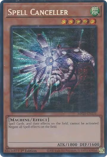 Spell Canceller (MP25-EN131), 2025 Mega-Pack — Yu-Gi-Oh! card price