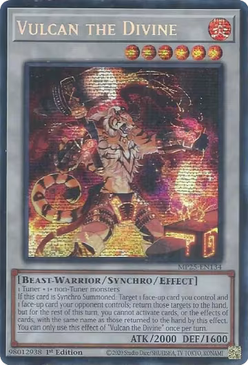 Vulcan the Divine (MP25-EN134), 2025 Mega-Pack — Yu-Gi-Oh! card price