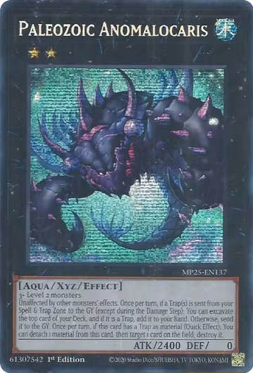 Paleozoic Anomalocaris (MP25-EN137), 2025 Mega-Pack — Yu-Gi-Oh! card price