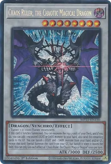 Chaos Ruler, the Chaotic Magical Dragon (MP25-EN150), 2025 Mega-Pack — Yu-Gi-Oh! card price