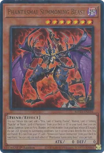 Phantasmal Summoning Beast (MP25-EN156), 2025 Mega-Pack — Yu-Gi-Oh! card price