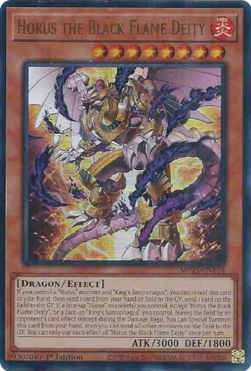 Horus the Black Flame Deity (MP25-EN158), 2025 Mega-Pack — Yu-Gi-Oh! card price