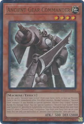 Ancient Gear Commander (MP25-EN179), 2025 Mega-Pack — Yu-Gi-Oh! card price