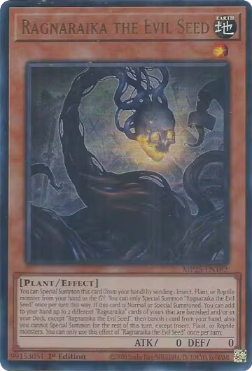Ragnaraika the Evil Seed (MP25-EN182), 2025 Mega-Pack — Yu-Gi-Oh! card price