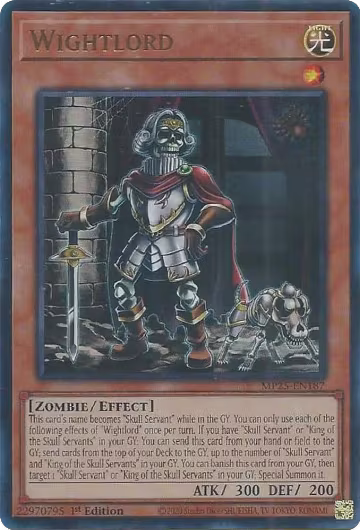 Wightlord (MP25-EN187), 2025 Mega-Pack — Yu-Gi-Oh! card price