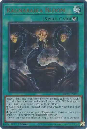 Ragnaraika Bloom (MP25-EN196), 2025 Mega-Pack — Yu-Gi-Oh! card price