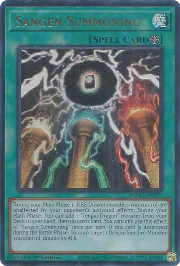 Sangen Summoning (MP25-EN197), 2025 Mega-Pack — Yu-Gi-Oh! card price