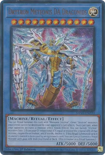 Drytron Meteonis DA Draconids (MP25-EN220), 2025 Mega-Pack — Yu-Gi-Oh! card price