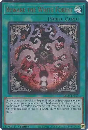 Beware the White Forest (MP25-EN227), 2025 Mega-Pack — Yu-Gi-Oh! card price