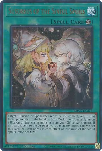 Susurrus of the Sinful Spoils (MP25-EN228), 2025 Mega-Pack — Yu-Gi-Oh! card price
