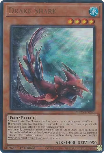 Drake Shark (MP25-EN240), 2025 Mega-Pack — Yu-Gi-Oh! card price