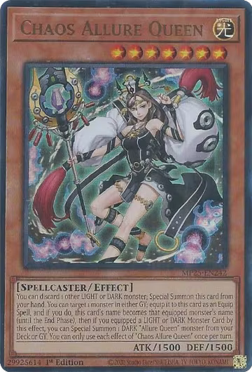 Chaos Allure Queen (MP25-EN242), 2025 Mega-Pack — Yu-Gi-Oh! card price