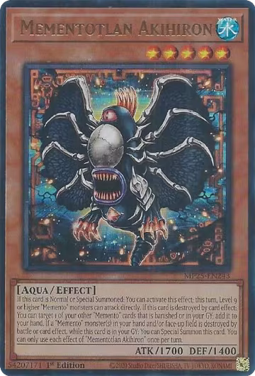 Mementotlan Akihiron (MP25-EN243), 2025 Mega-Pack — Yu-Gi-Oh! card price