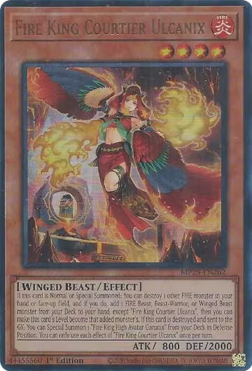 Fire King Courtier Ulcanix (MP25-EN262), 2025 Mega-Pack — Yu-Gi-Oh! card price