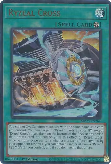 Ryzeal Cross (MP25-EN264), 2025 Mega-Pack — Yu-Gi-Oh! card price