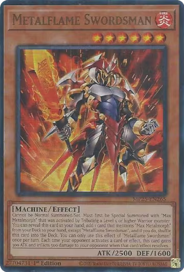 Metalflame Swordsman (MP25-EN265), 2025 Mega-Pack — Yu-Gi-Oh! card price