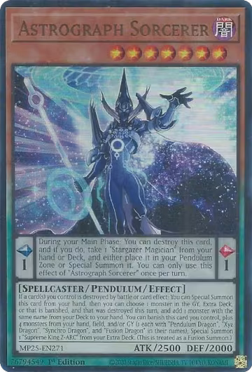 Astrograph Sorcerer (MP25-EN271), 2025 Mega-Pack — Yu-Gi-Oh! card price