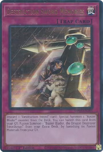 Destruction Sword Memories (MP25-EN281), 2025 Mega-Pack — Yu-Gi-Oh! card price