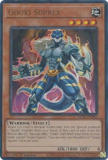 Gouki Suprex (MP25-EN282), 2025 Mega-Pack — Yu-Gi-Oh! card price
