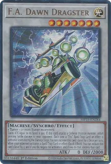 F.A. Dawn Dragster (MP25-EN284), 2025 Mega-Pack — Yu-Gi-Oh! card price