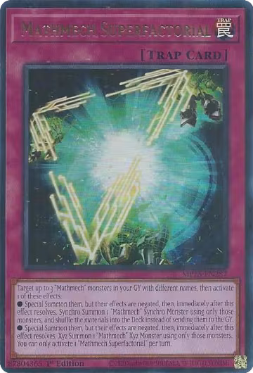 Mathmech Superfactorial (MP25-EN287), 2025 Mega-Pack — Yu-Gi-Oh! card price