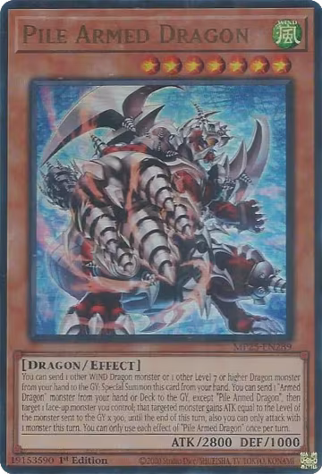 Pile Armed Dragon (MP25-EN289), 2025 Mega-Pack — Yu-Gi-Oh! card price