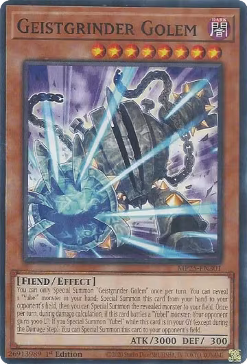 Geistgrinder Golem (MP25-EN301), 2025 Mega-Pack — Yu-Gi-Oh! card price