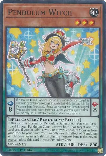 Pendulum Witch (MP25-EN378), 2025 Mega-Pack — Yu-Gi-Oh! card price