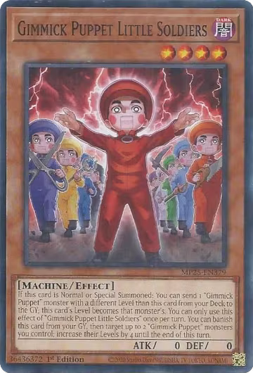 Gimmick Puppet Little Soldiers (MP25-EN379), 2025 Mega-Pack — Yu-Gi-Oh! card price