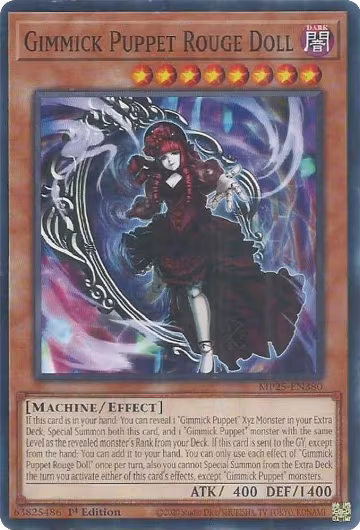 Gimmick Puppet Rouge Doll (MP25-EN380), 2025 Mega-Pack — Yu-Gi-Oh! card price