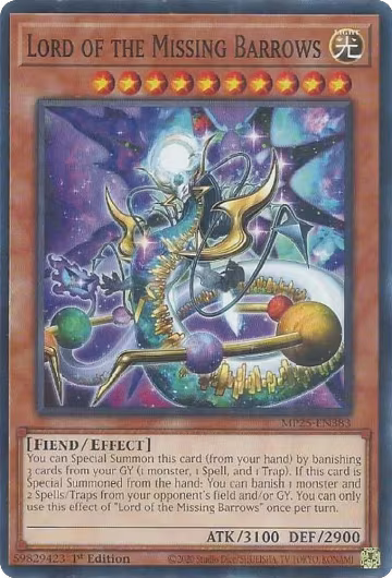 Lord of the Missing Barrows (MP25-EN383), 2025 Mega-Pack — Yu-Gi-Oh! card price