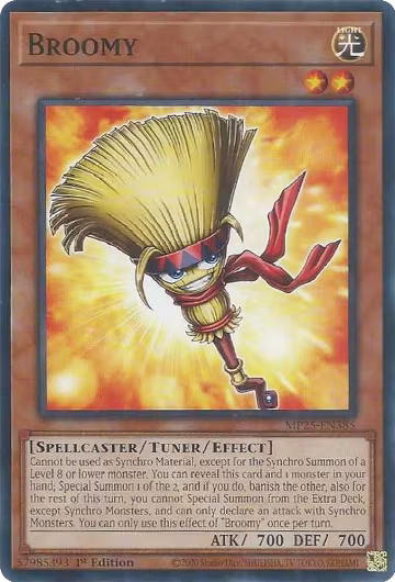 Broomy (MP25-EN385), 2025 Mega-Pack — Yu-Gi-Oh! card price
