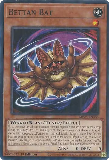 Bettan Bat (MP25-EN386), 2025 Mega-Pack — Yu-Gi-Oh! card price