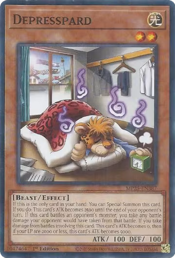 Depresspard (MP25-EN387), 2025 Mega-Pack — Yu-Gi-Oh! card price