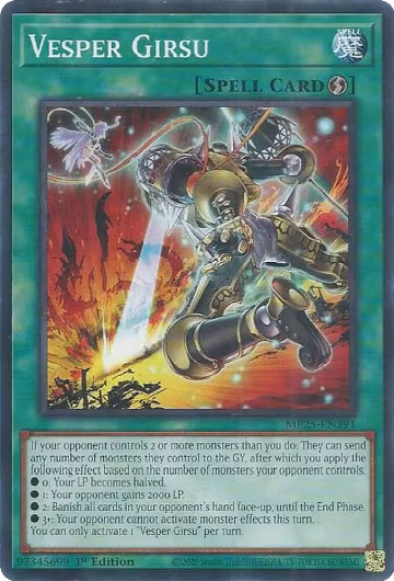 Vesper Girsu (MP25-EN391), 2025 Mega-Pack — Yu-Gi-Oh! card price